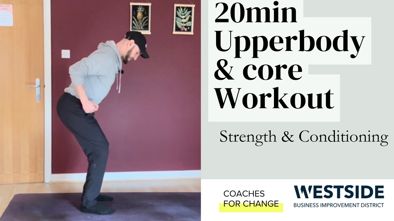 Westside Wellbeing Wednesday - 20min Upper body & core workout with Jamie