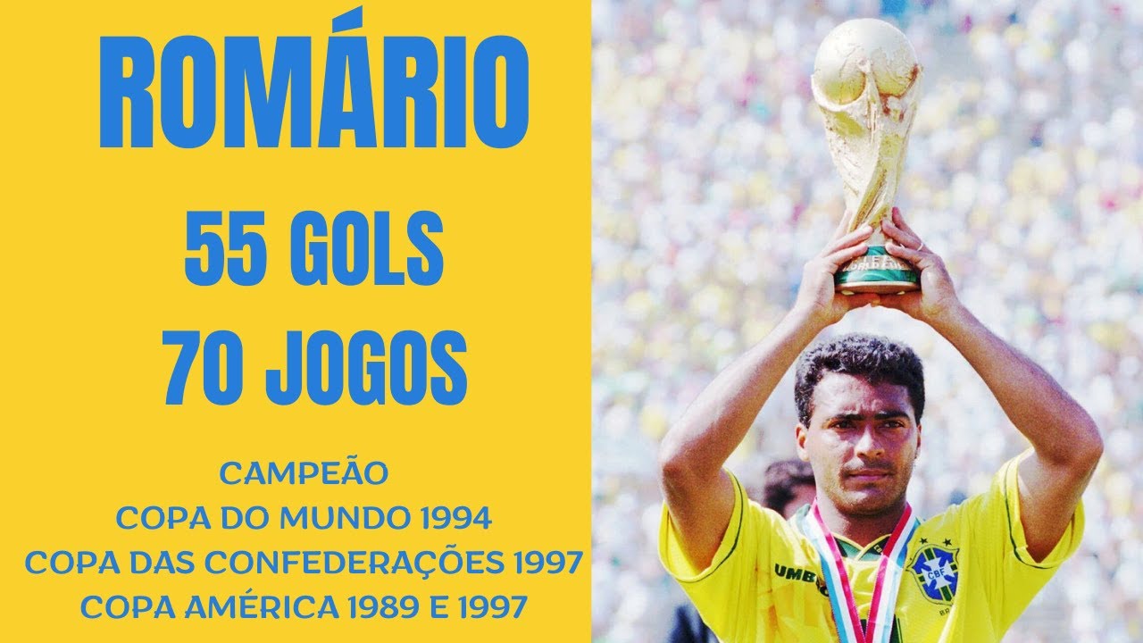 ROMÁRIO TODOS OS GOLS PELA SELEÇÃO BRASILEIRA