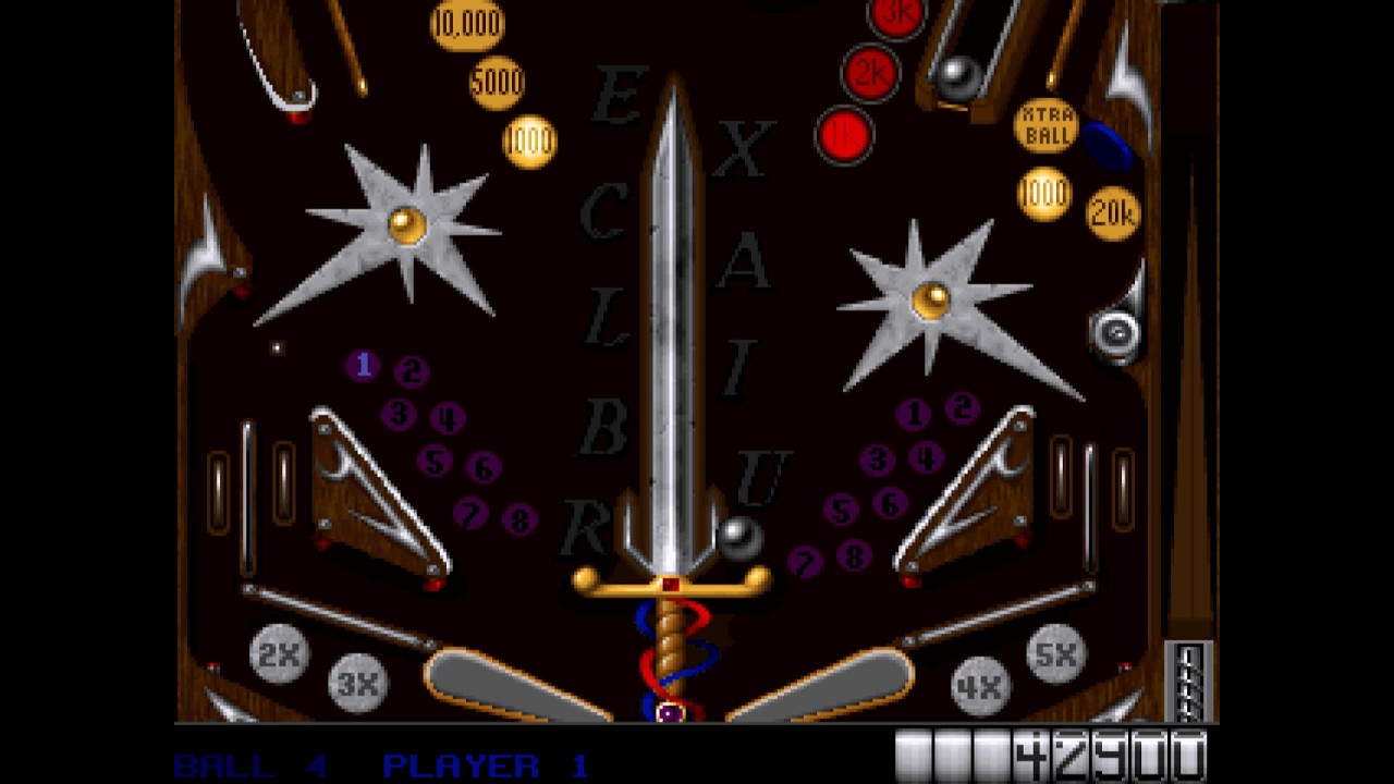 👑⚔️ Royal Council Has Approved Pinball Table EXCALIBUR 🕹️🎱 Epic Pinball GOG - Table 3/14 Playthrough