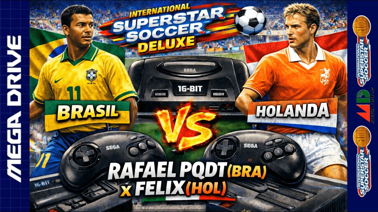 Torneio ISS Deluxe Round 1 - Jogo 5 - Rafael PQD 🇧🇷 x 🇳🇱 Felix