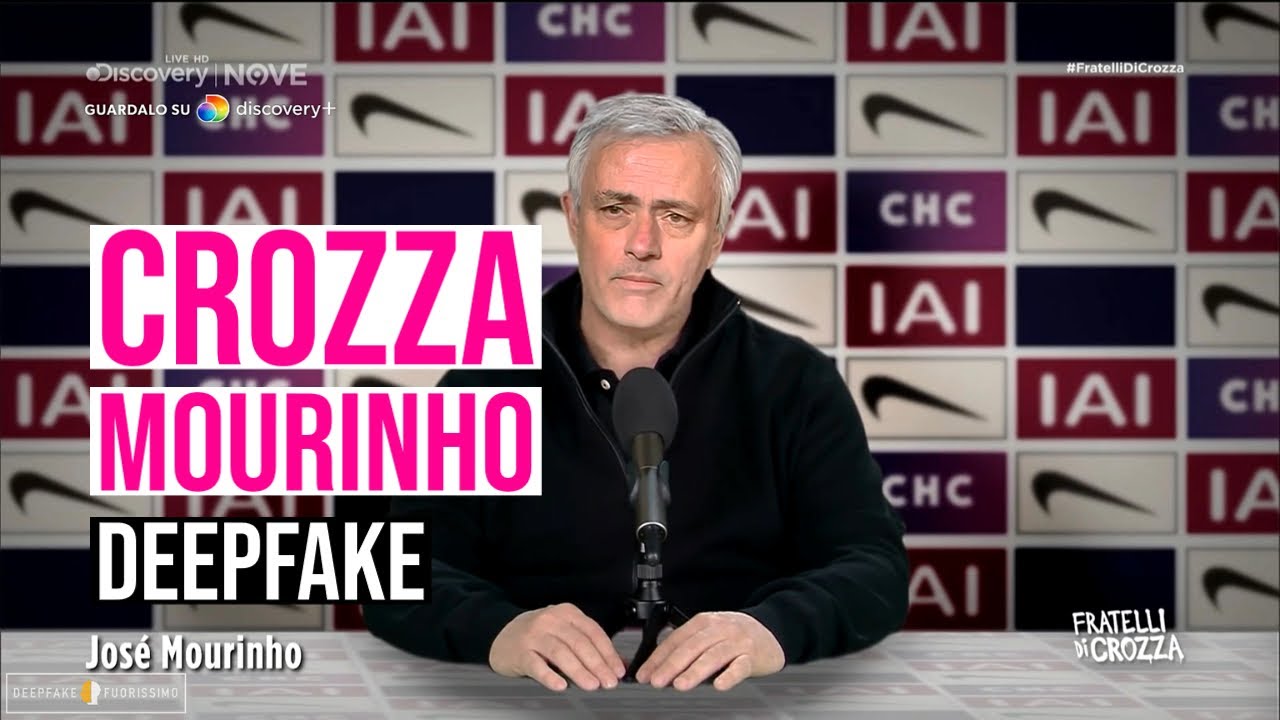 Crozza - Mourinho. La Super League? Troppa avidità. [deepfake]