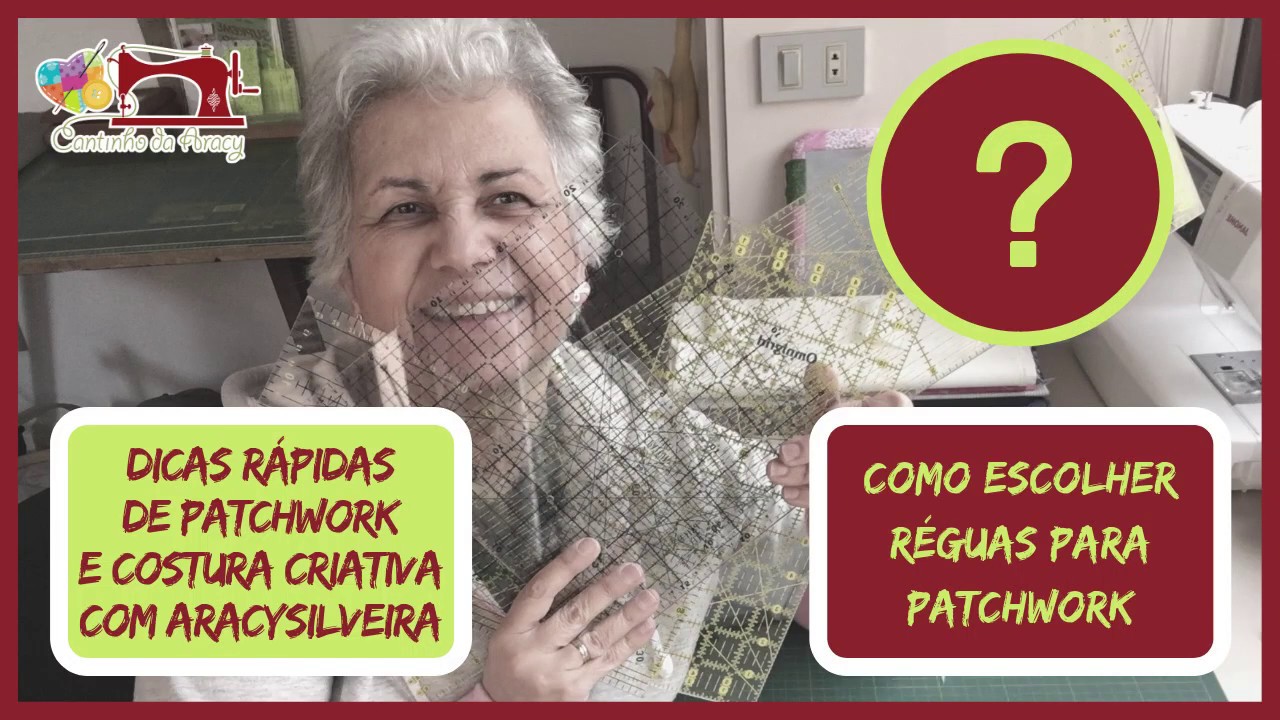 Como escolher réguas para Patchwork