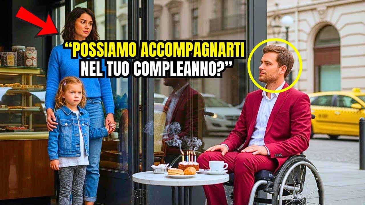 IL MILIONARIO FESTEGGIA IL COMPLEANNO DA SOLO AL BAR… FINCHÉ UNA MADRE SINGLE GLI CHIEDE DI RESTARE