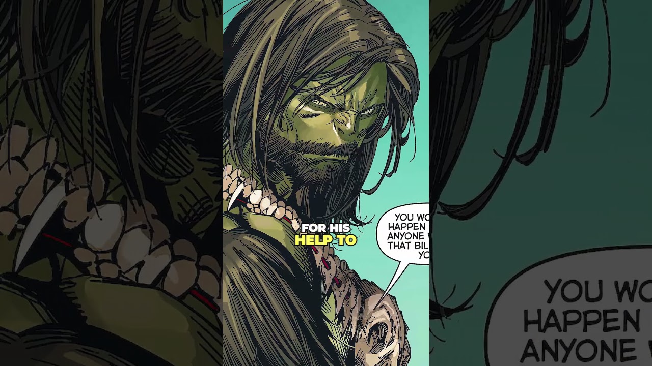 Bruce Banner and Hulk face to face...