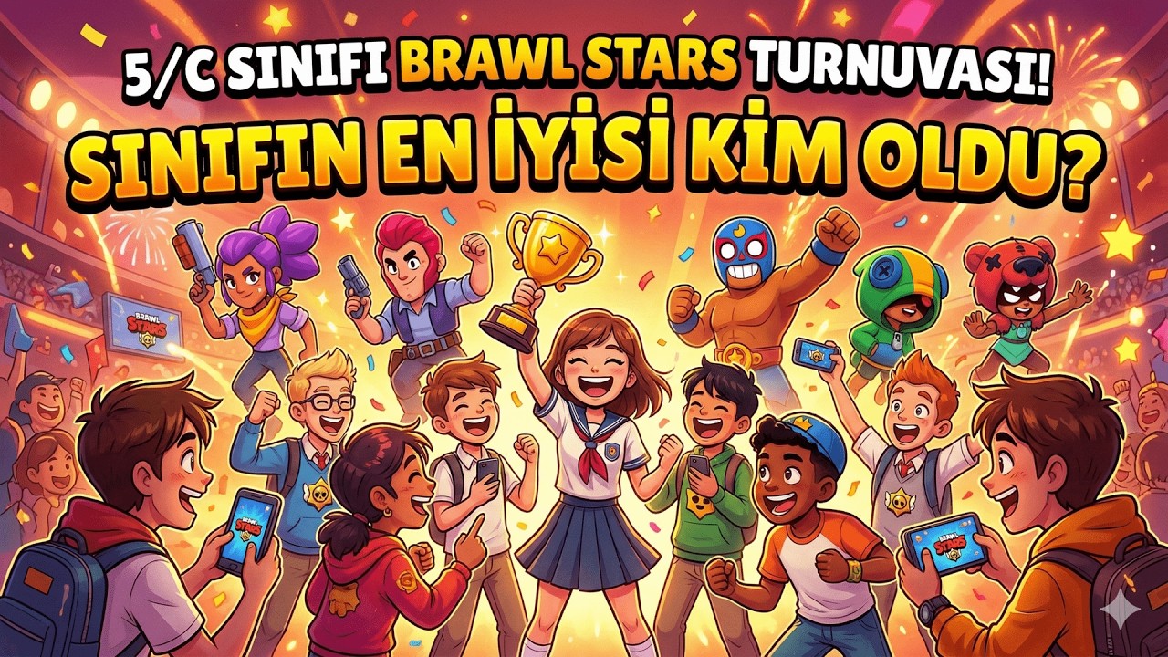 🏆 5/C Sınıfı Brawl Stars Turnuvası! | Sınıfın En İyisi Kim Oldu? 👑