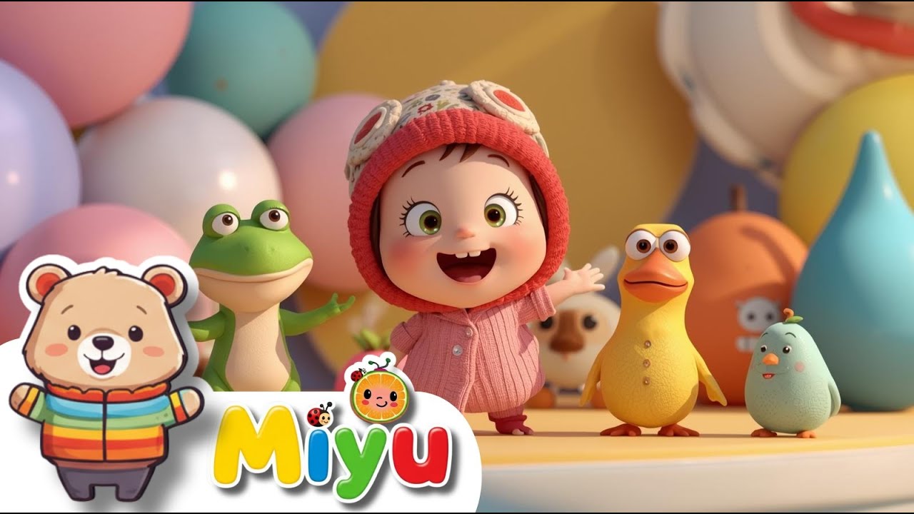 🐸🚜👮 Apprendre en S’Amusant ! Les Meilleurs Chansons Éducatives pour Bébés et Enfants | Miyu