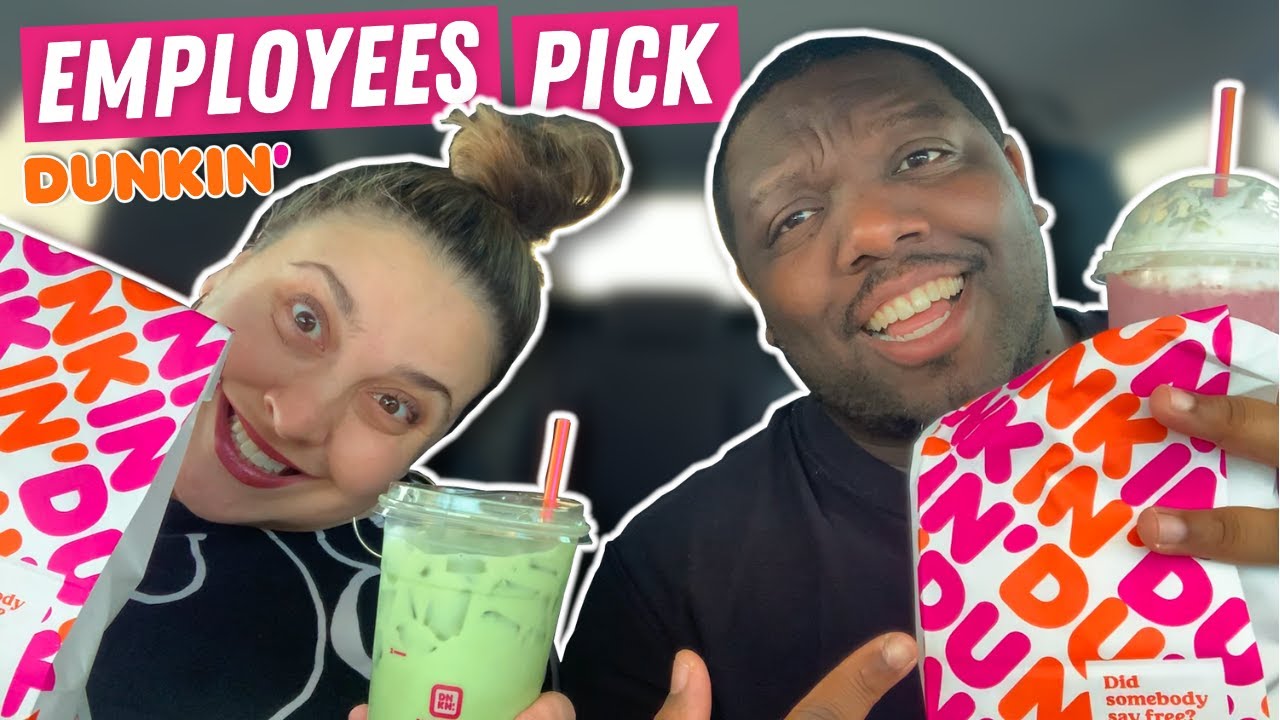 Trying The Employees BEST and WORST Items From Dunkin