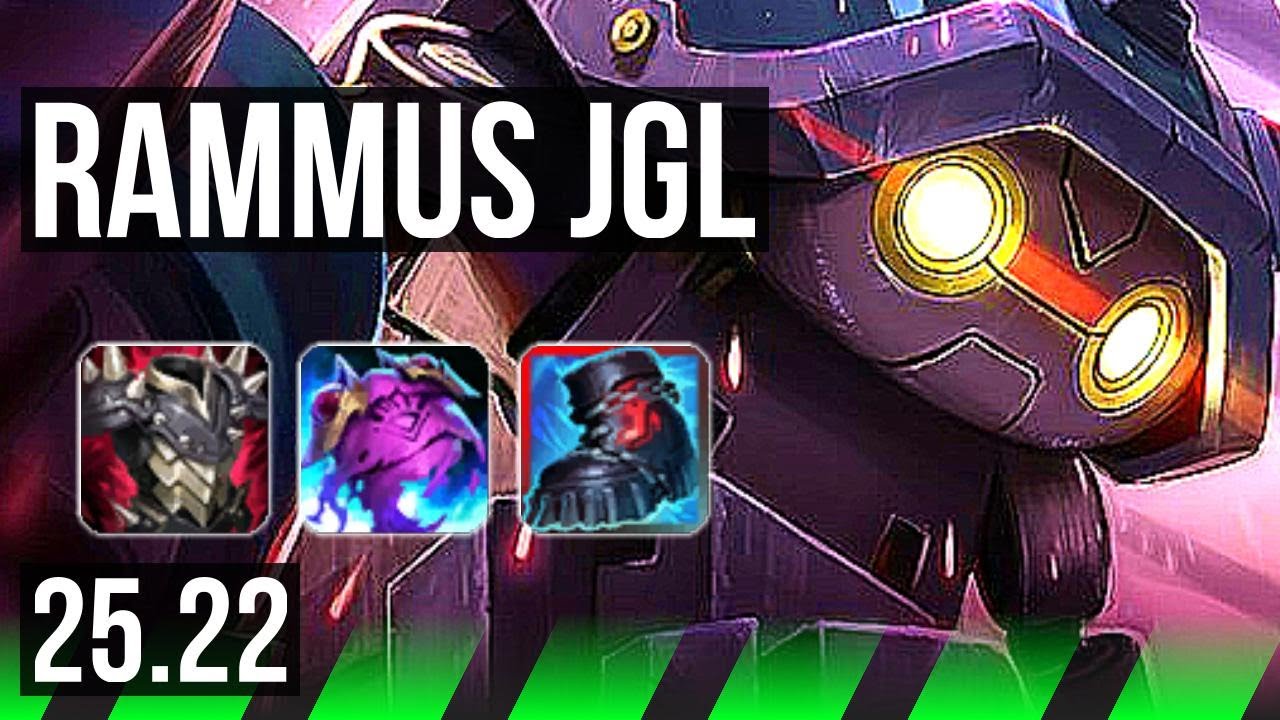 RAMMUS vs SKARNER (JGL) | Rank 7 Rammus, 500+ games | NA Grandmaster | 25.22
