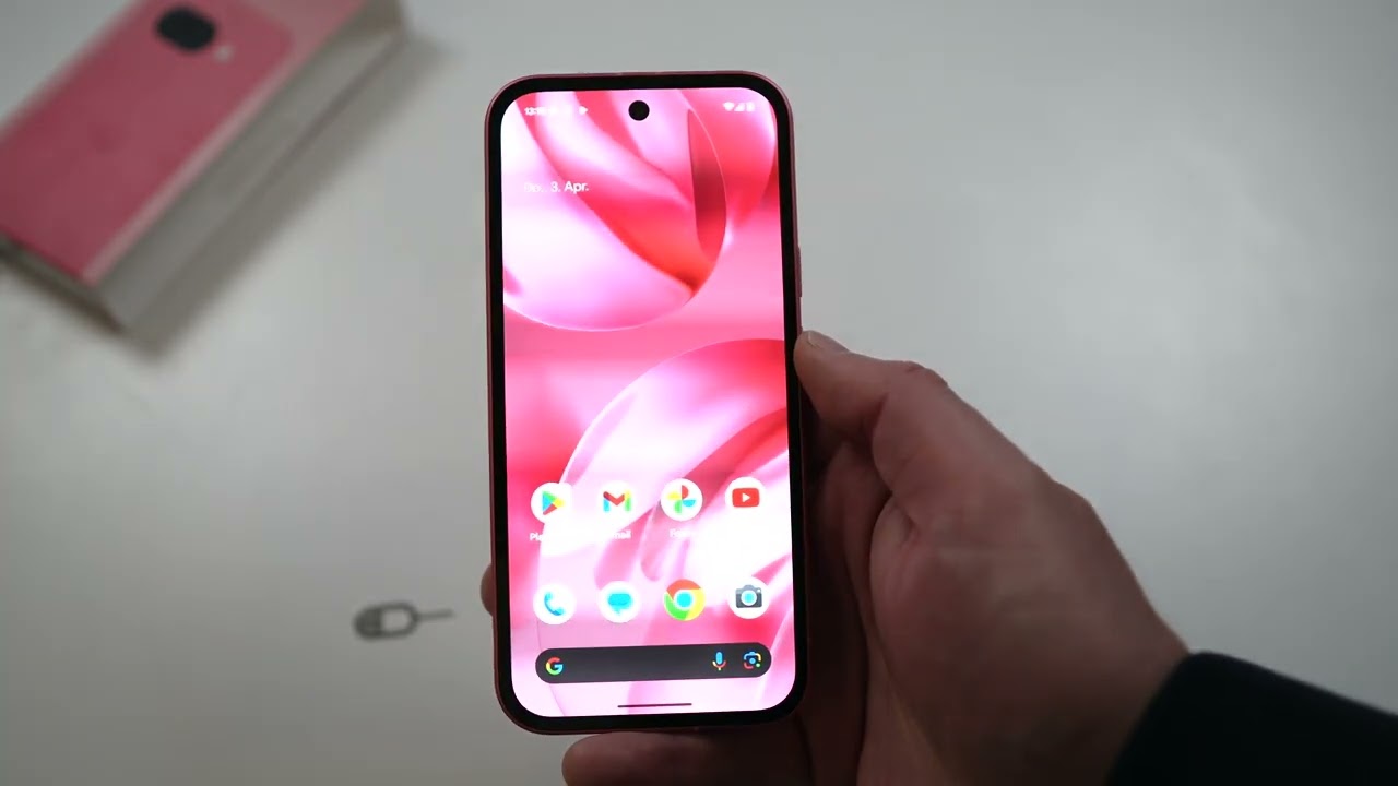 Google Pixel 9a einrichten und erster Eindruck
