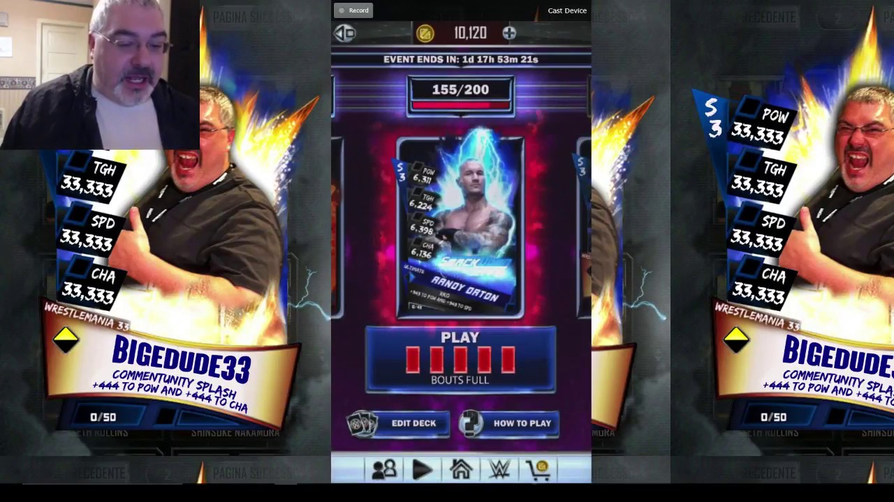 WM33 From KOTR!! RTG Brock Lesnar - I FOUND MY WALL!! WWE Supercard #124