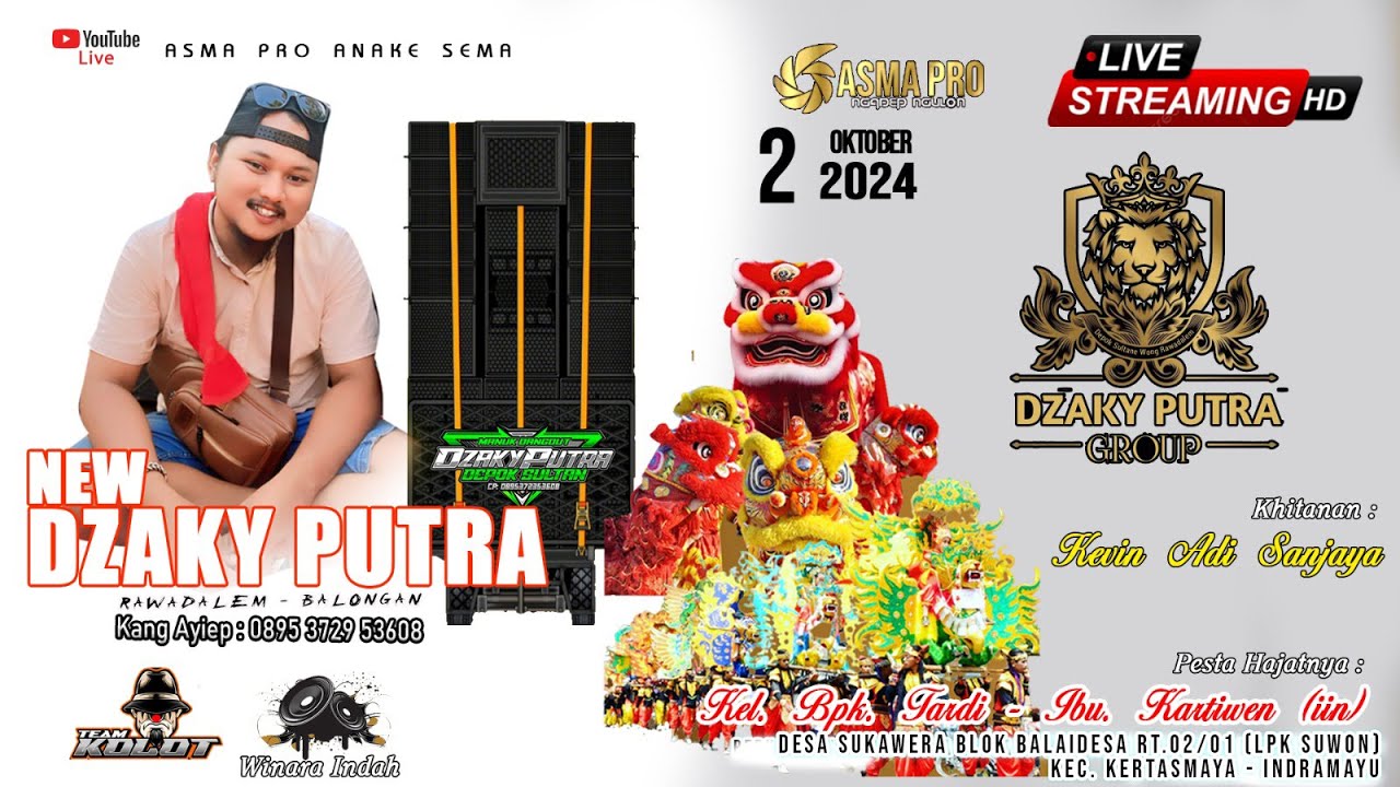 [LIVE NGARAK] NEW DZAKY PUTRA | SUKAWERA BLOK BALAIDESA KERTASMAYA INDRAMAYU | 2 OKTOBER 2024