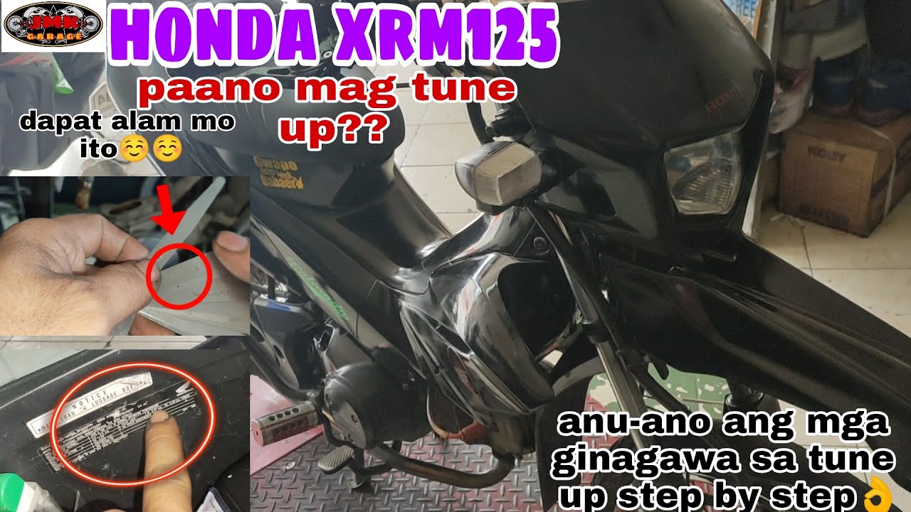 paano mag tune up ng xrm125 at anu ano ang mga ginagawa sa pag tune up☺️☺️👌