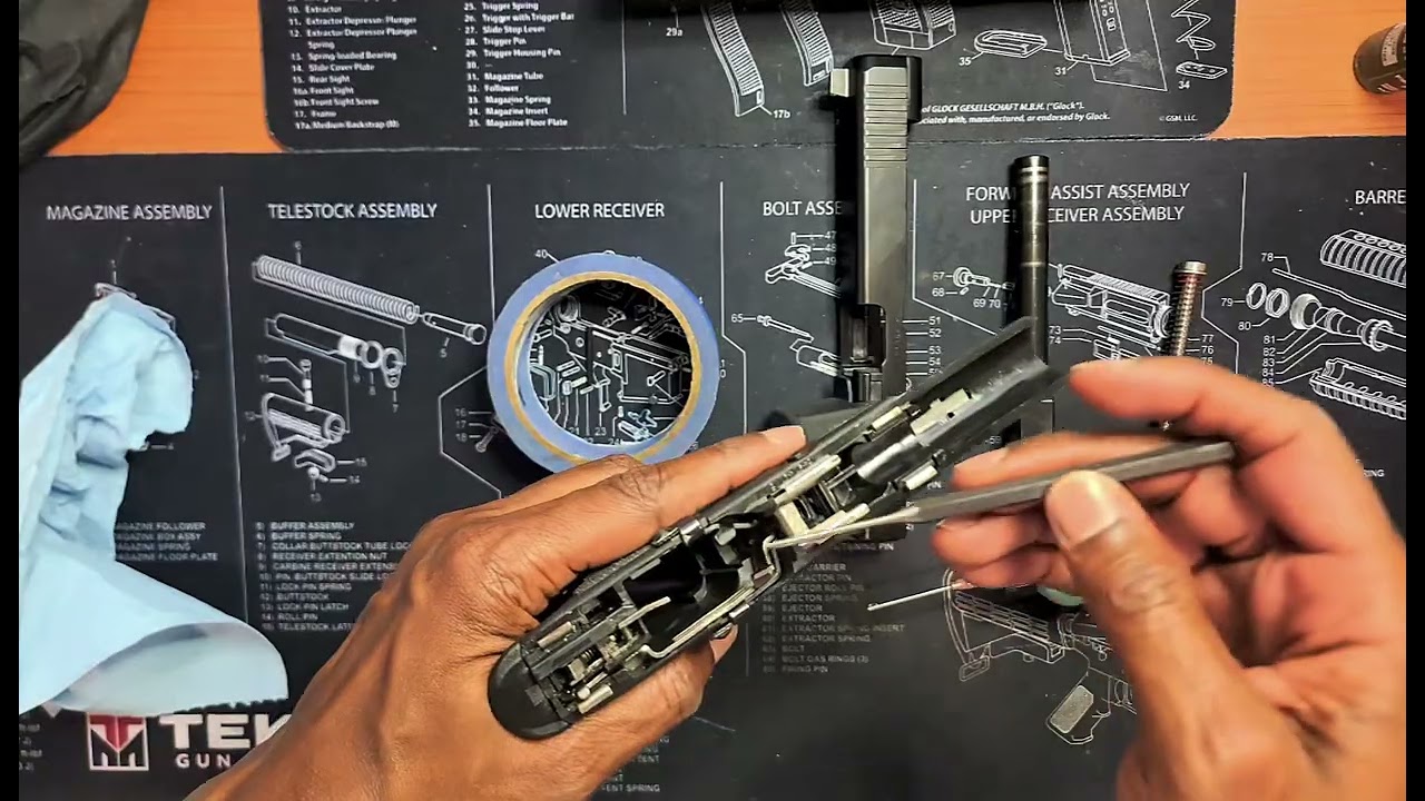How to lubricate a Glock with a Glock performance trigger