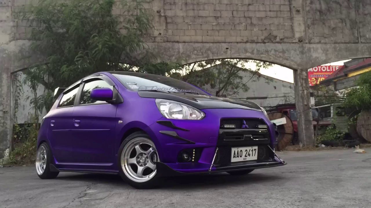 Mitsubishi Mirage air intake and exhaust system (DRIFT Xaust)