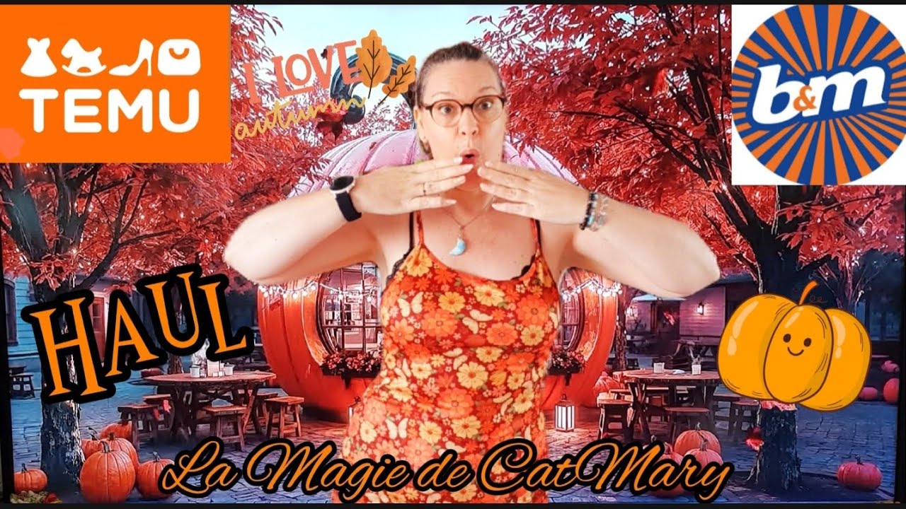 🦊🧡🍂 HAUL B&M ET TEMU 🍂🧡🦊 #shopping #haul #B&M #temu #decoration #automne2025