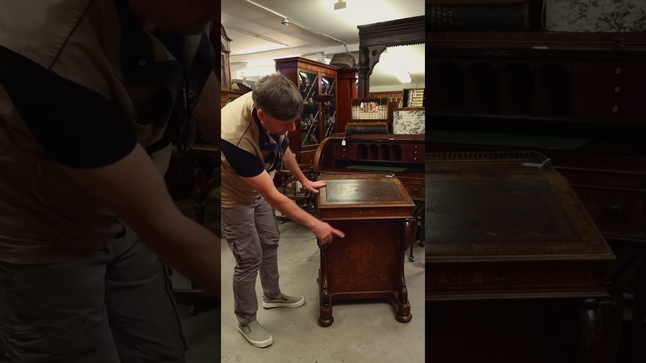 This Antique Desk Hides a Secret... 🤫 #shorts