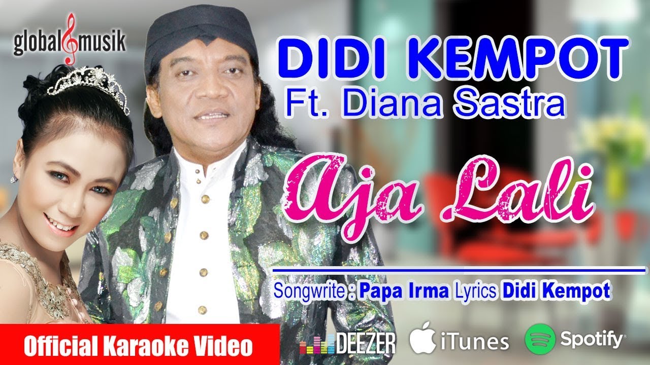 Didi Kempot & Diana Sastra - Aja Lali (HD) (Official Karaoke Video)