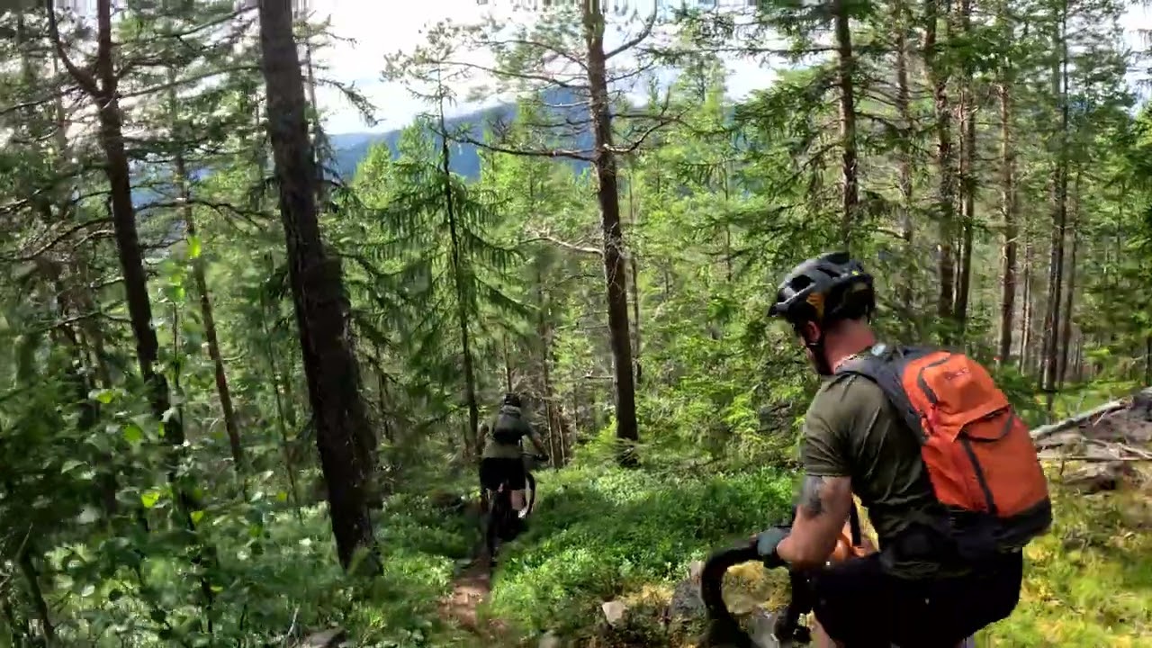 Epic emtb ride to Tronfjell in Alvdal, Norway.