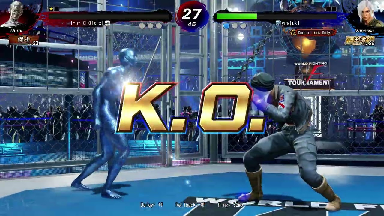 Virtua Fighter 5 R.E.V.O World Stage　/　バーチャファイター5 レヴォ ワールドステージ　【ランクマ】ベネッサ vs デュラル　20260120-07