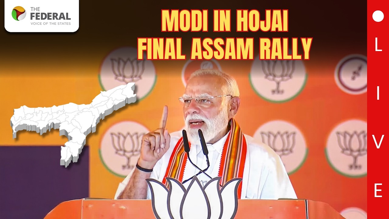 LIVE | PM Modi in Hojai: Final Campaign Push for Assam Election 2026