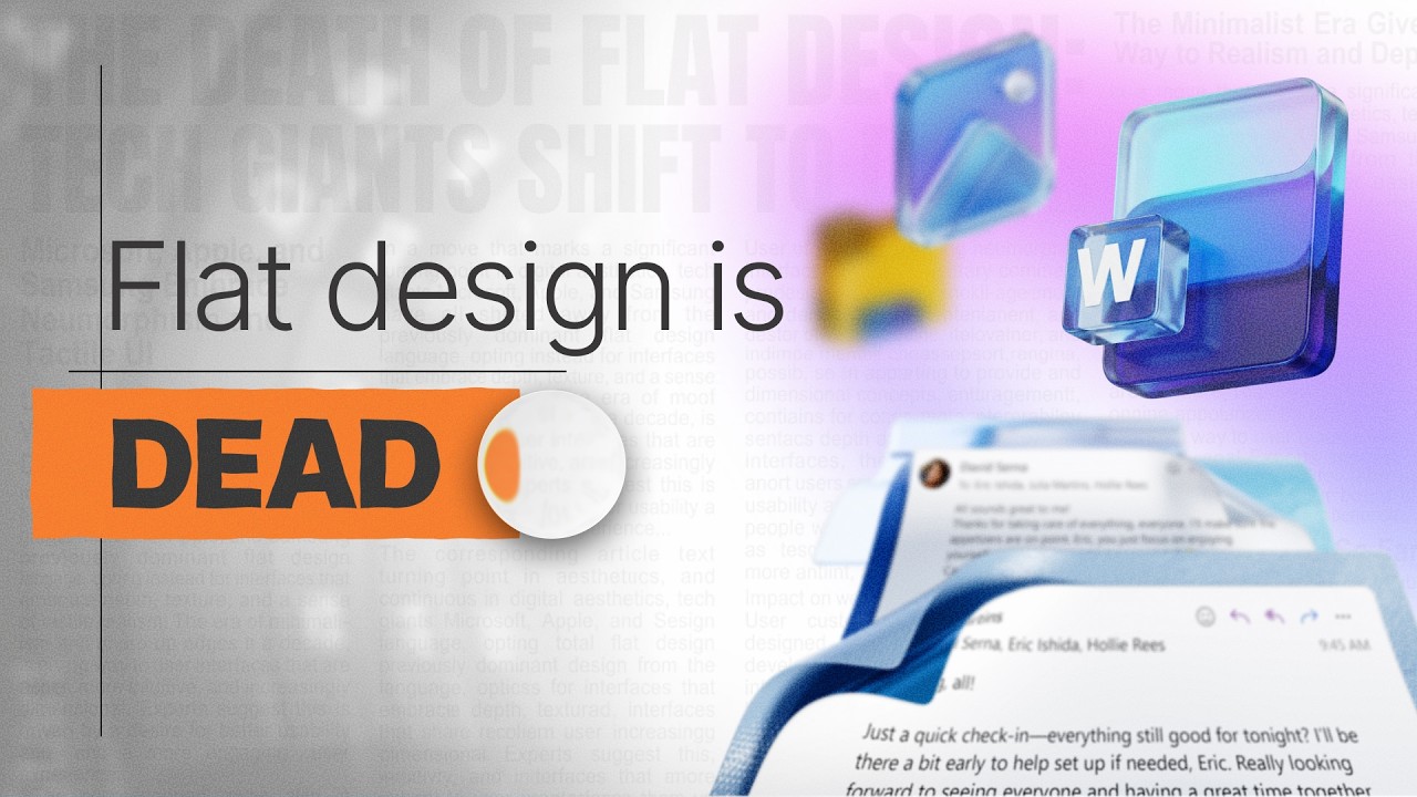 The Death of Flat Design: Why Big Tech is Moving to 3D