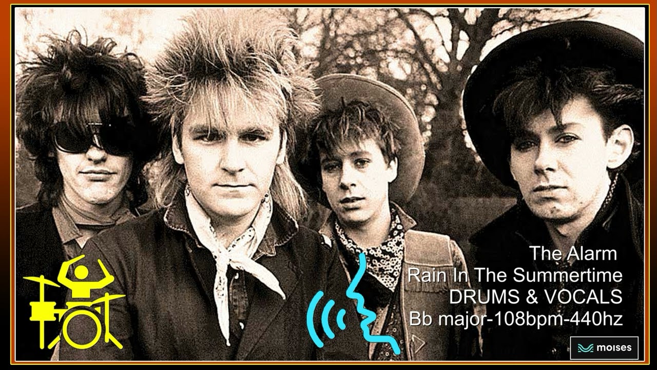 THE ALARM RAIN SUMMERTIME DRUMS&VOCALS-(ISOLATED TRACKS MOISES)