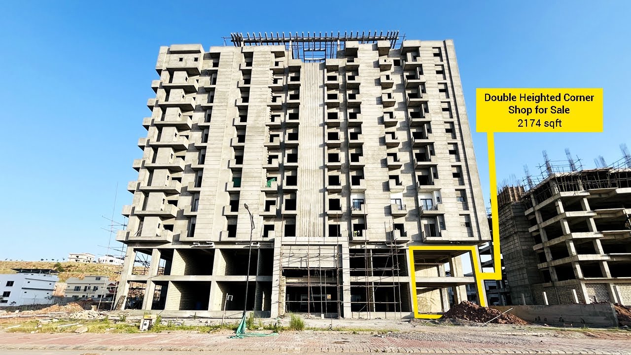 Double Heighted Corner Shop for Sale | Bahria Enclave, Islamabad