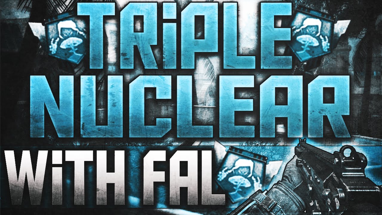 INSANE TRIPLE NUCLEAR With FAL! Ghosts Invasion Map Pack!