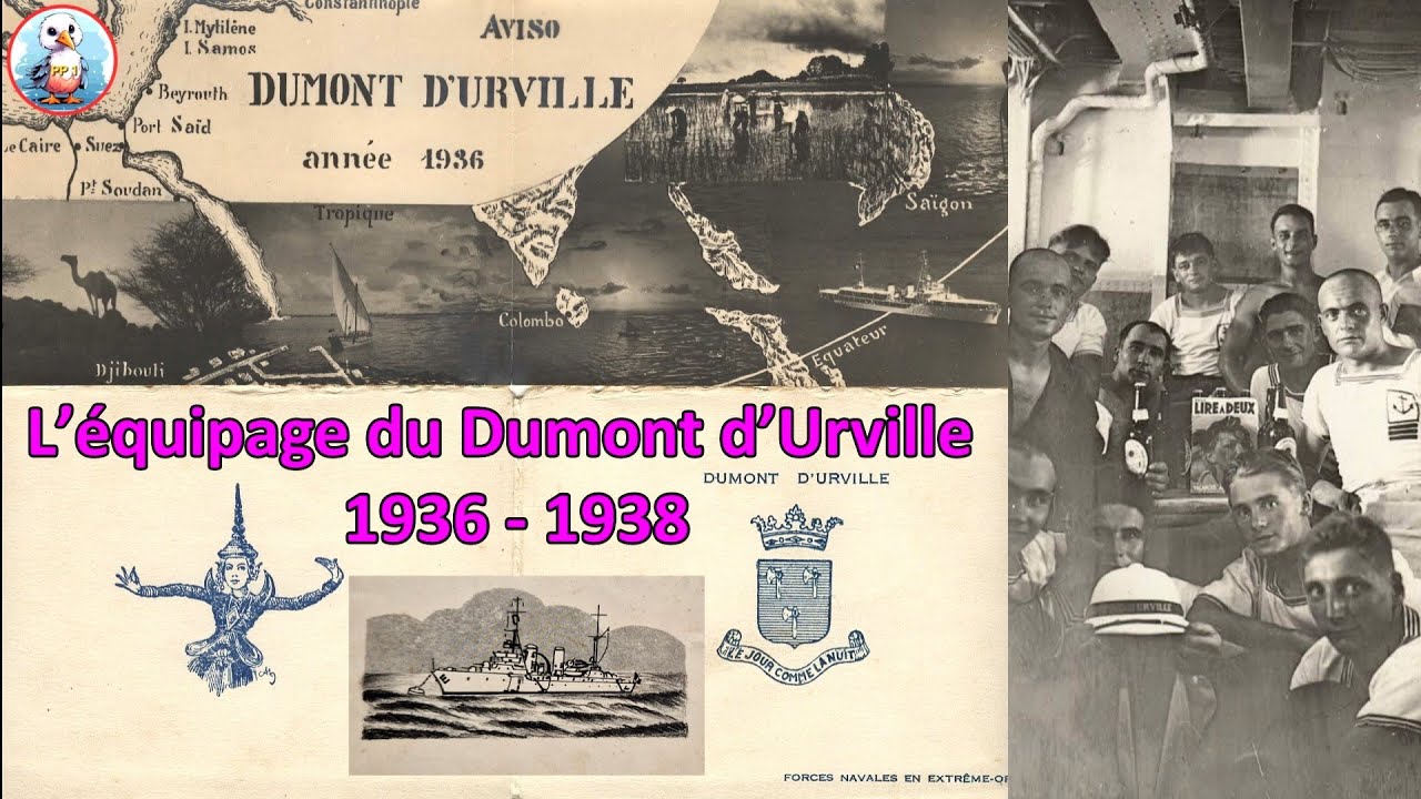 L' aviso colonial Dumont d'Urville 1936 - 1938  l'équipage (Version corrigée)