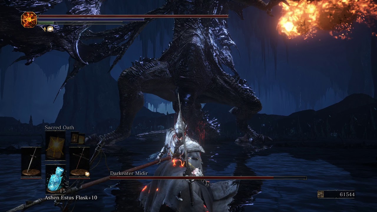 Dark Souls III: Darkeater Midir Boss Fight Guide (EASY)