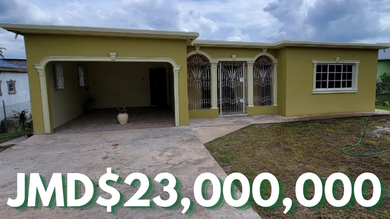 Modern Newly Built 3 bedroom, 2 bathroom House For Sale in Merrivale Meadows, Clarendon, Jamaica
