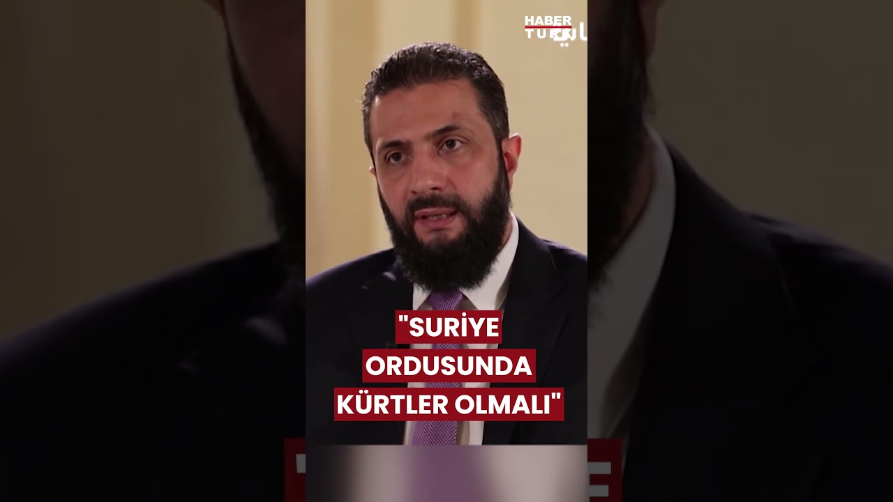 Suriye Cumhurbaşkanı Şara: K&uuml;rtleri PKK İle İlişkilendiremeyiz #suriye #syria #şara #ahmedşara