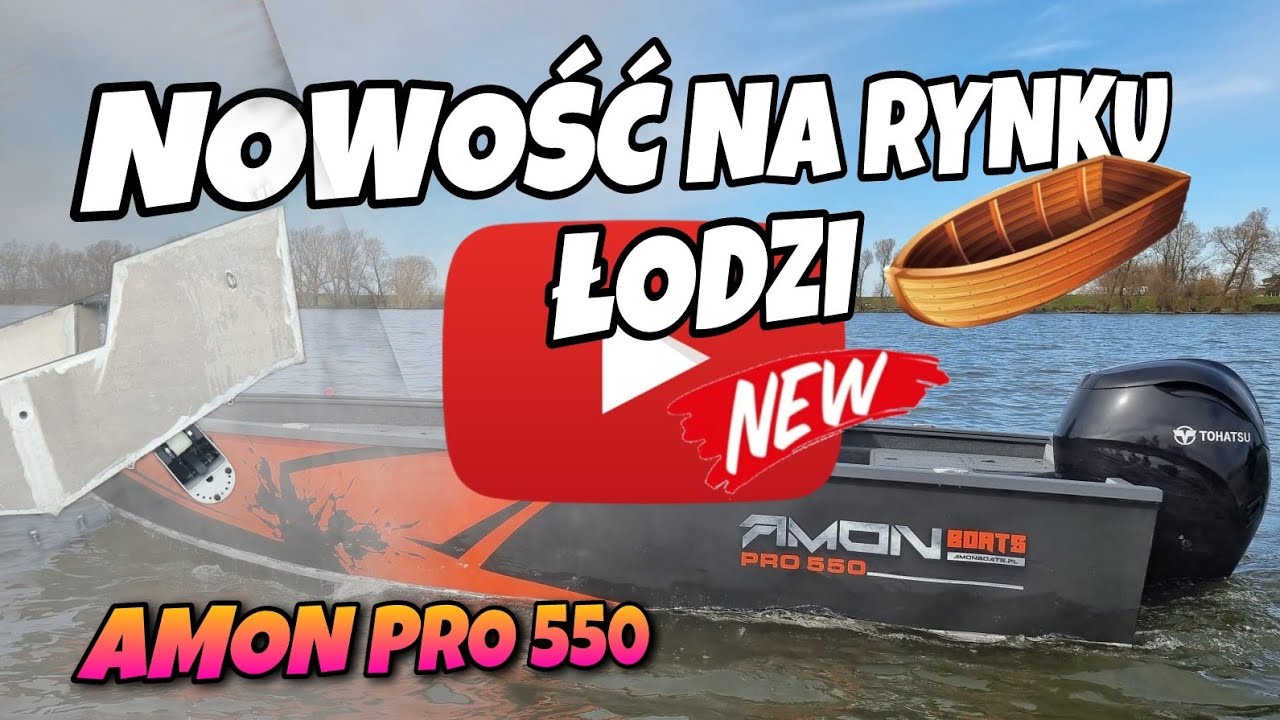 Лодки AMON - новинка от польского производителя - модель PRO 550 vlog#13.