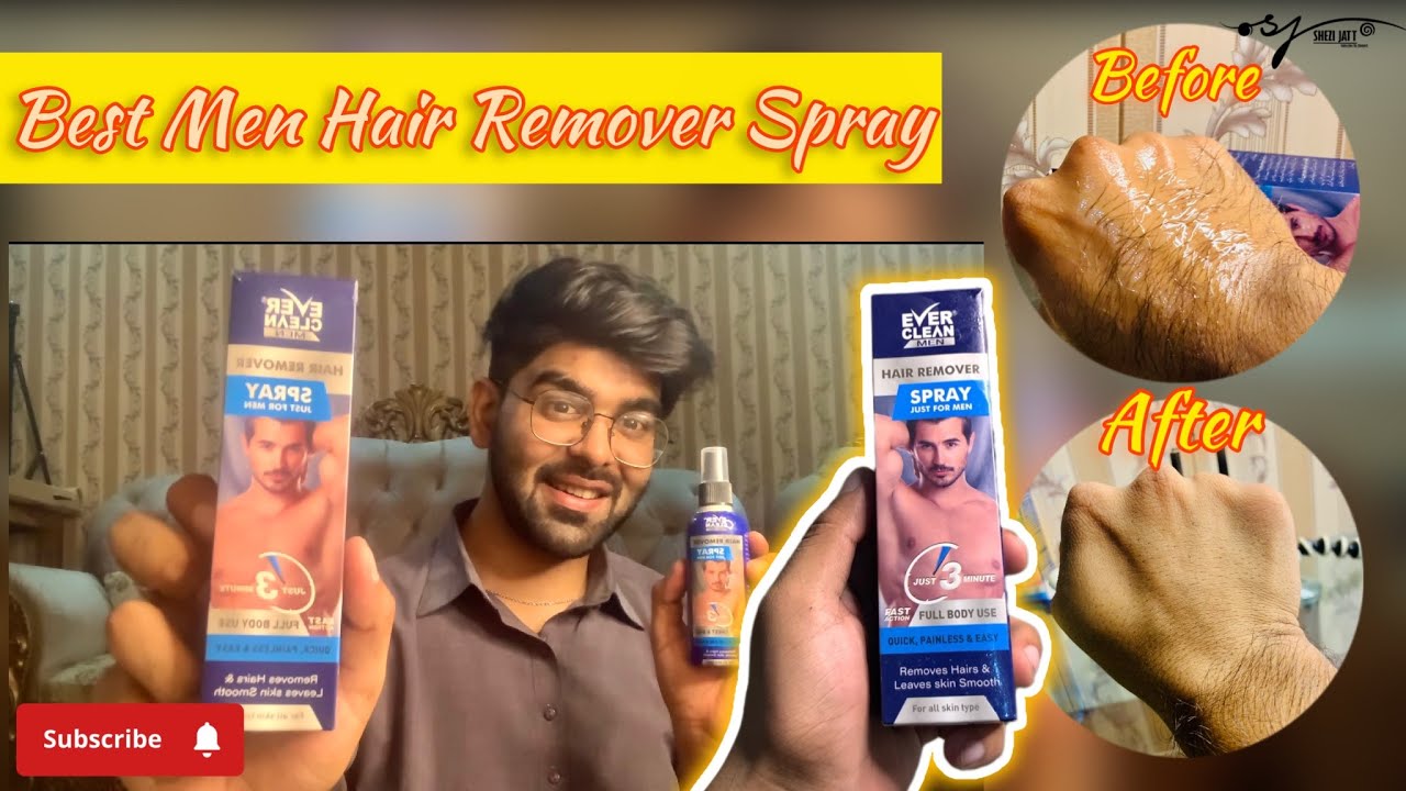 Best Men Hair Remover Spray honest Review | EverClean HRS Result in 3mints |  how to use This spray