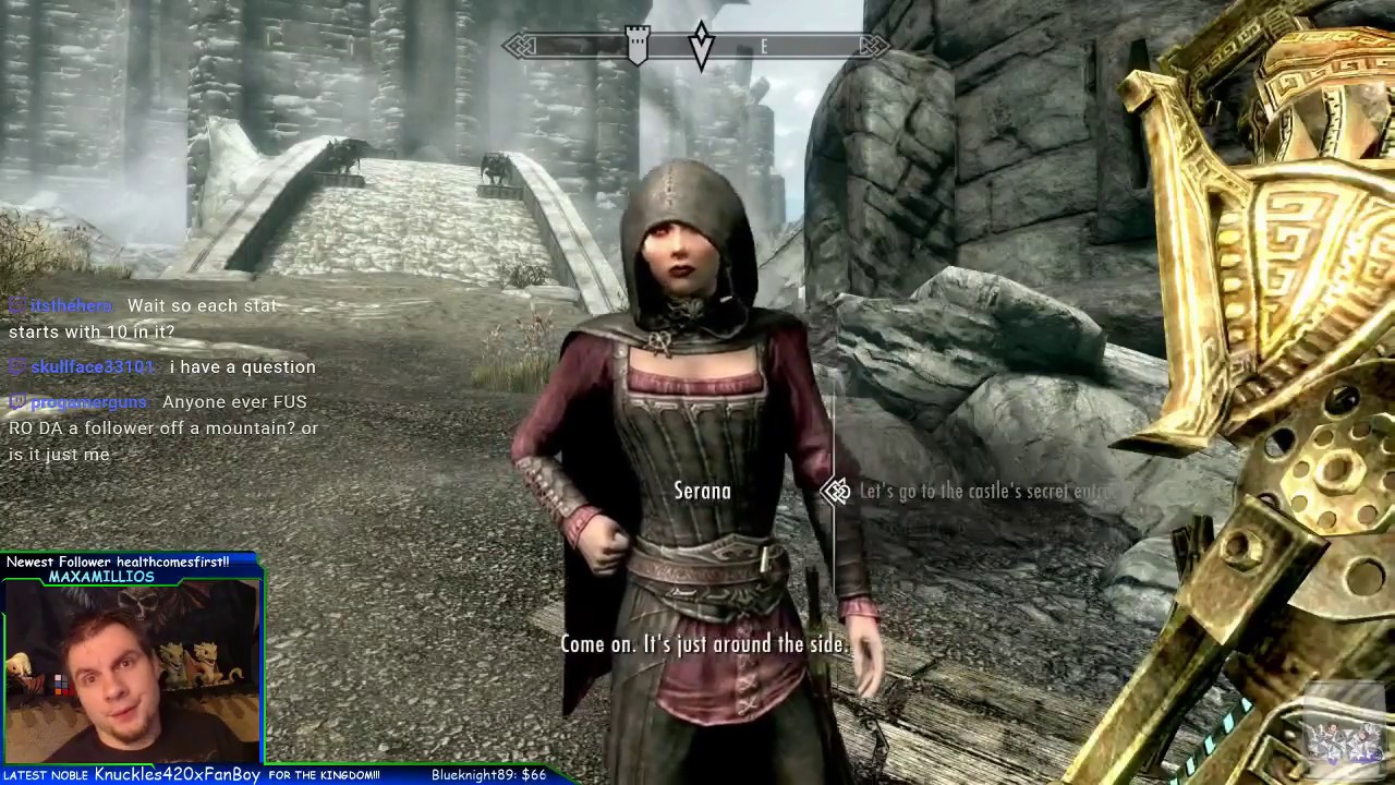 SKYRIMLIVESTREAM-CHICKEN SAFETY ENFORCEMENT
