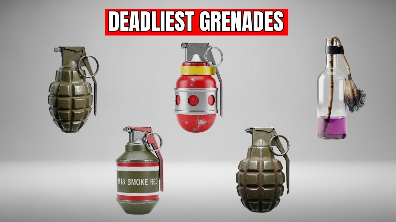 Every Grenades Used In WW2 Explained in 10 Minutes