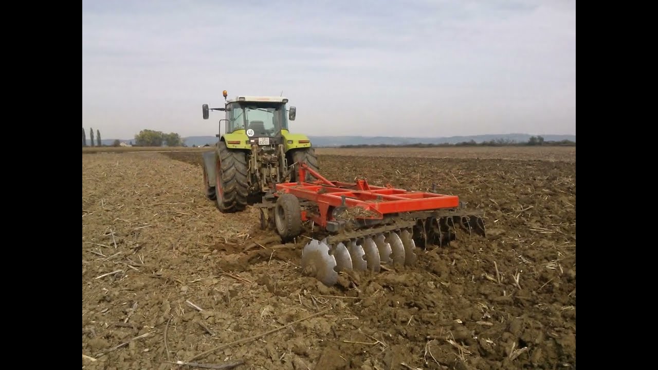 Claas Ares 836 RZ + Gregoire Besson - Tanjuranje