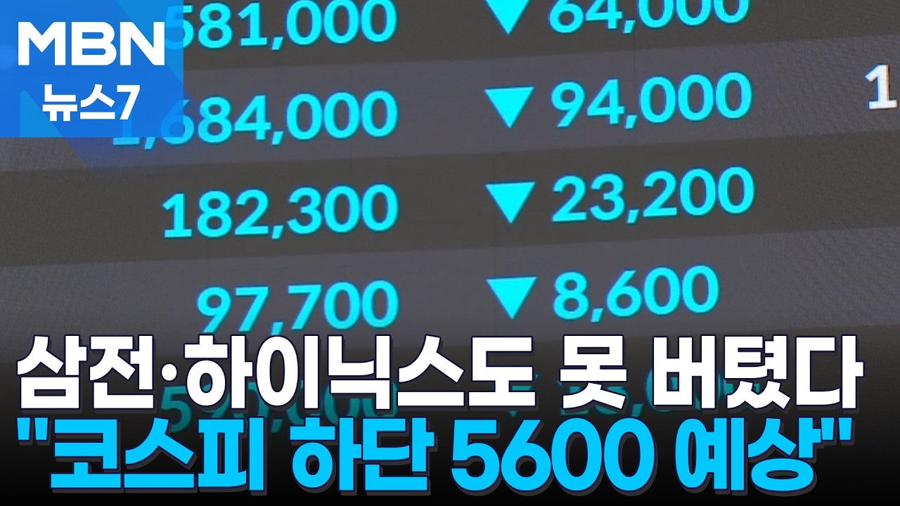 20만전자·백만닉스 줄줄이 붕괴…