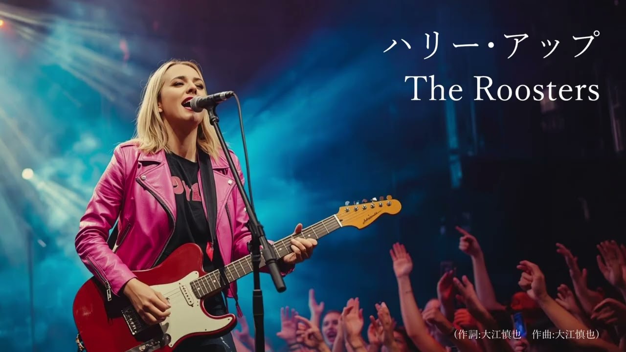 ザ･ルースターズの名曲「ハリー･アップ」（AIによるハードロックカバー）蘇る名曲