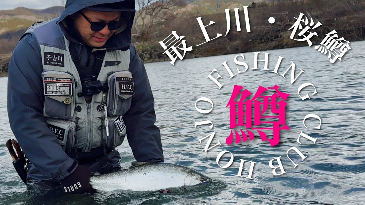 2025/03【桜鱒・サクラマス】【60cm・マッディーウォーター攻略】最上川 サクラマス釣行 H.F.C 三浦 丞司