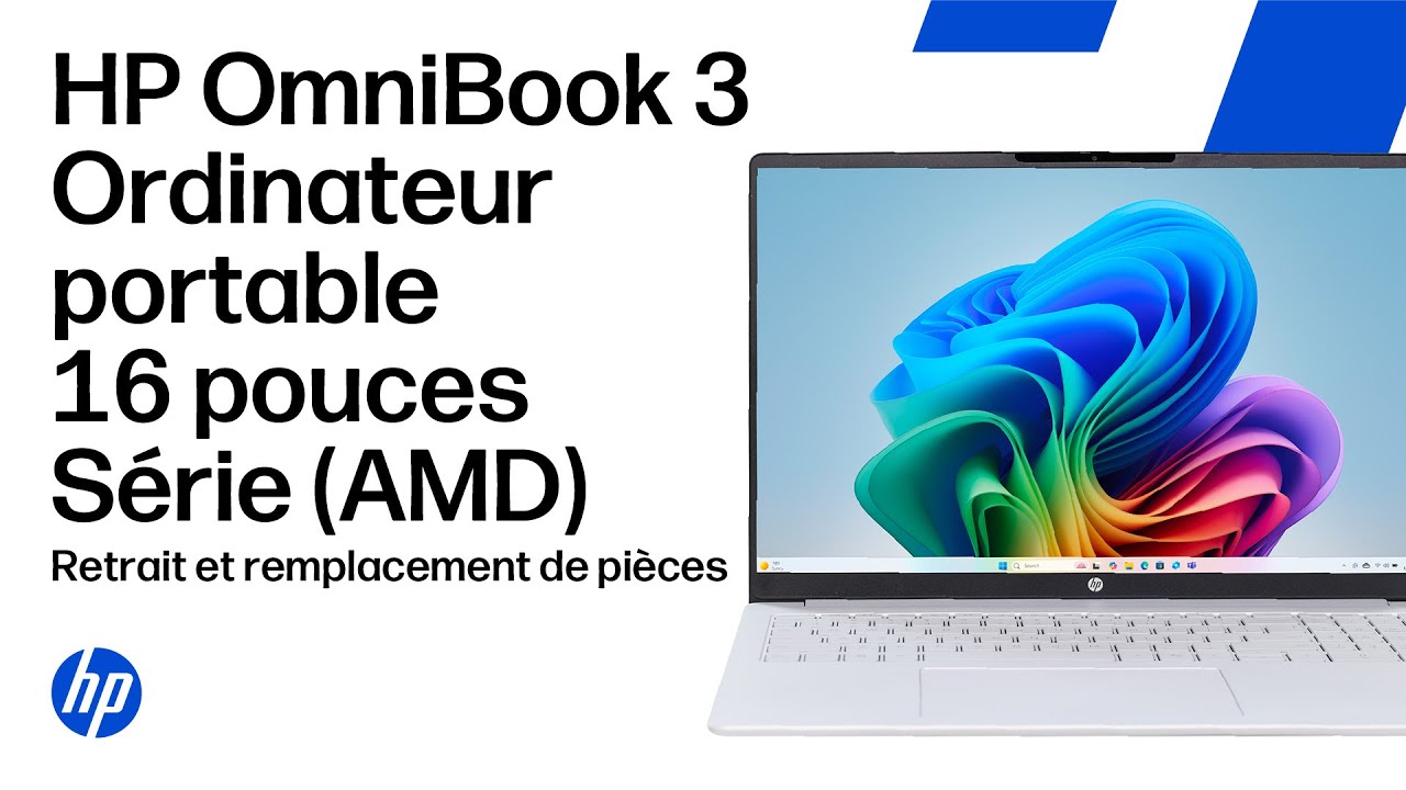 Retirer et remplacer les pièces | HP OmniBook 3 série PC 16 pouces (AMD)