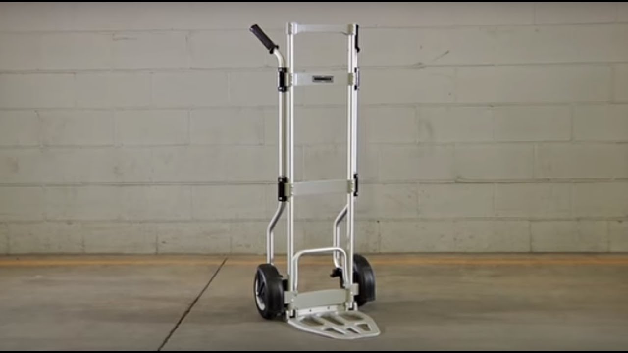 Roughneck Folding Aluminum Hand Truck - 600-Lb. Capacity