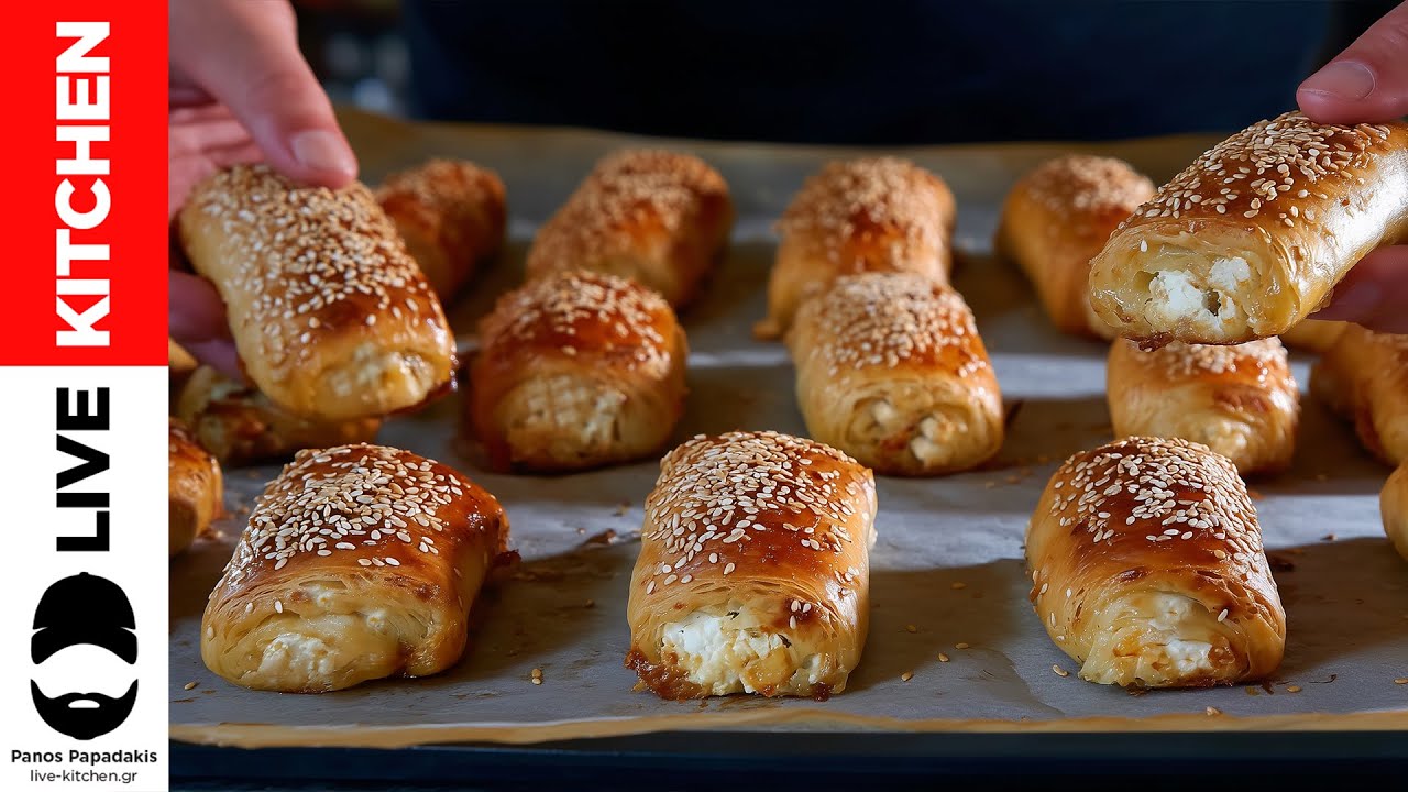 💯Μπουρεκάκια Τυριού Σκέτος Αφρός😋Δεν Θα το πιστεύεις πόσο Νόστιμα Είναι👌