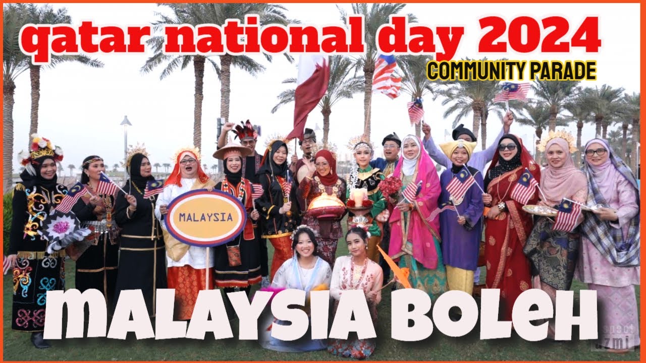 Truly amazing Team Malaysia at the Qatar National Day Community Parade 2024!