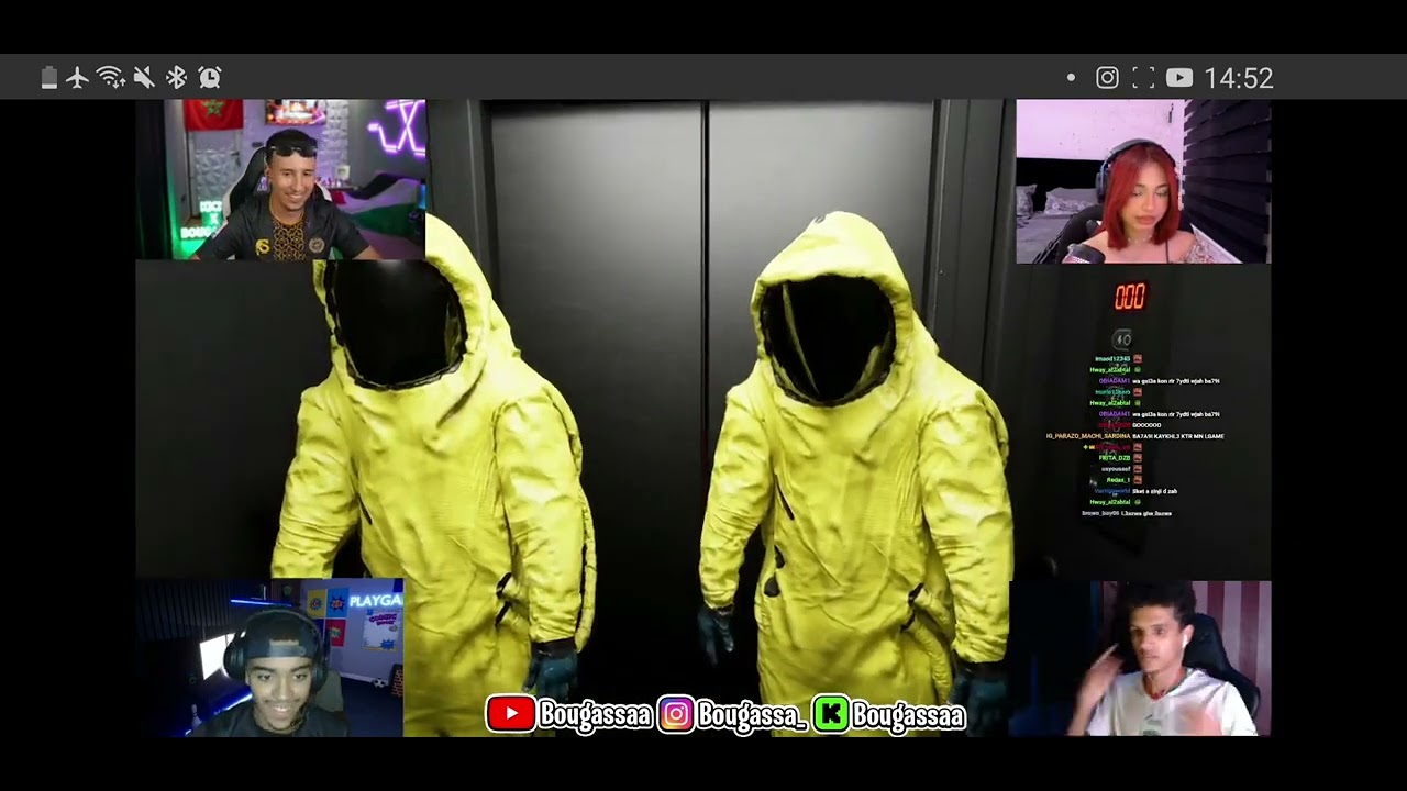 BOUGASSAA x ROFAIDA _ لاعبين باكروم مع فريرا ودراري🤣🔥