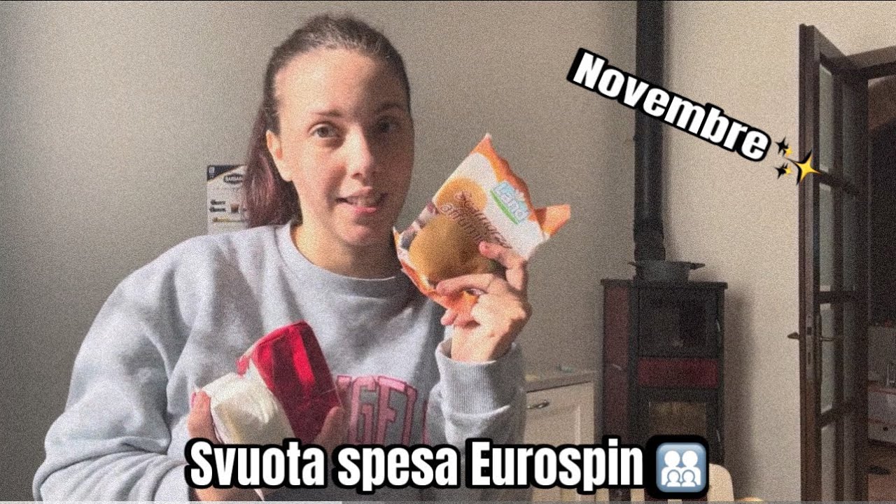 Svuota spesa Eurospin novembre per 2 settimane circa 🎀🧑‍🧑‍🧒‍🧒 |