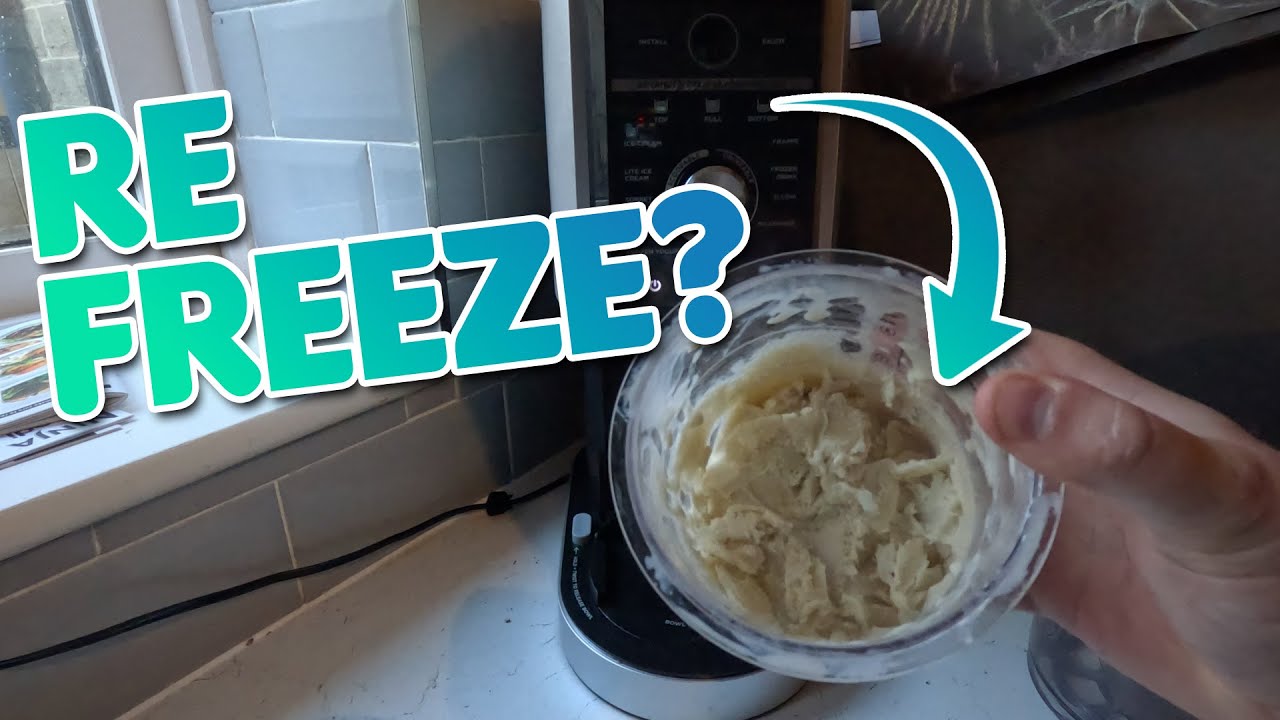 Можно ли повторно заморозить мороженое Ninja Creami?