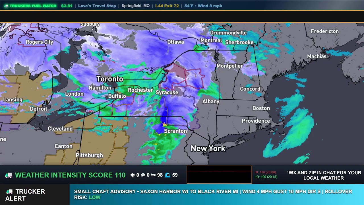 LIVE: Truckers Weather Alert – Snow, Wind & Storms