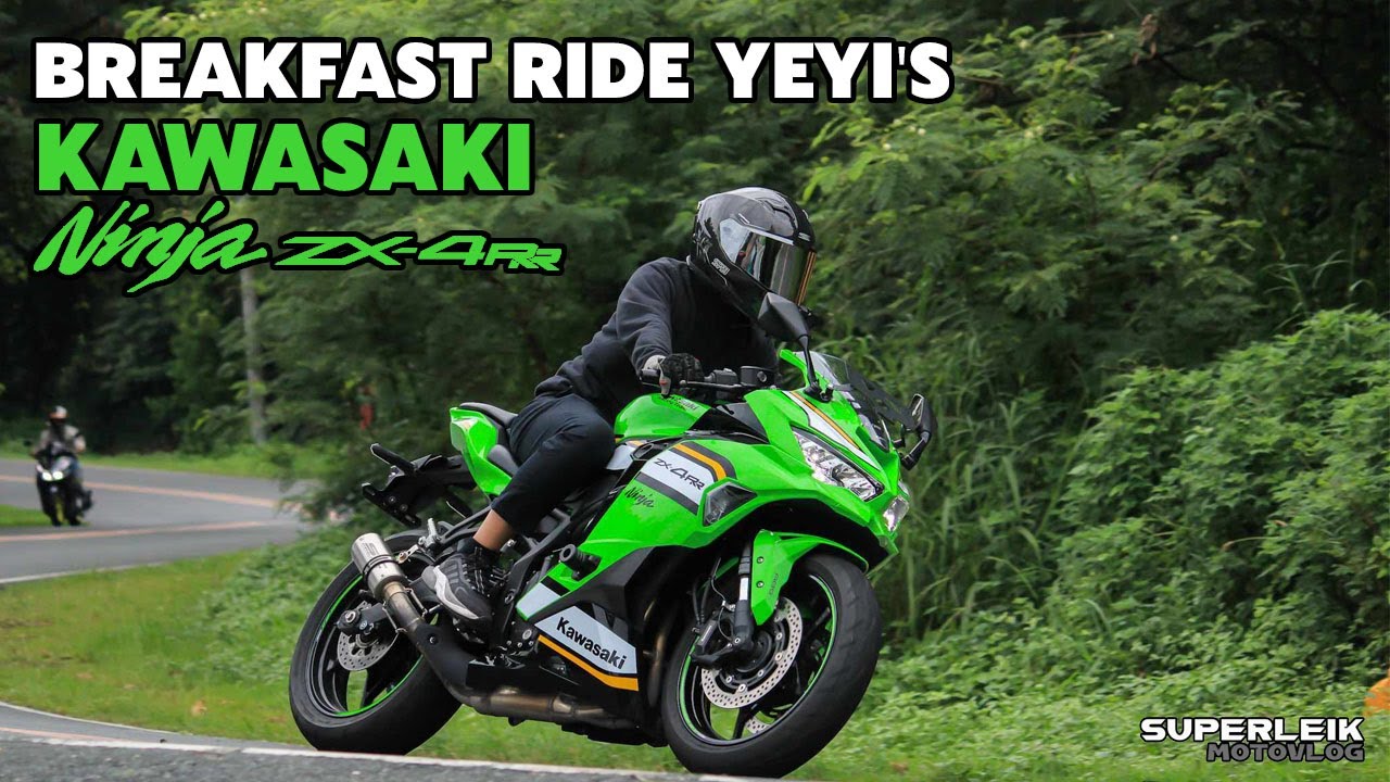BREAKFAST RIDE YEYI'S | KAWASAKI NINJA ZX4RR | SUPERLEIK MOTOVLOG