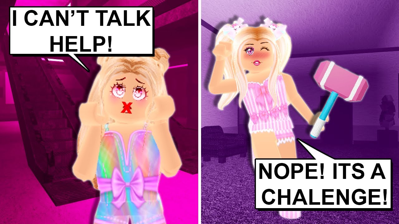 NO SPEAKING CHALLENGE IN FLEE THE FACILITY WITH IAMSANNA (Roblox)